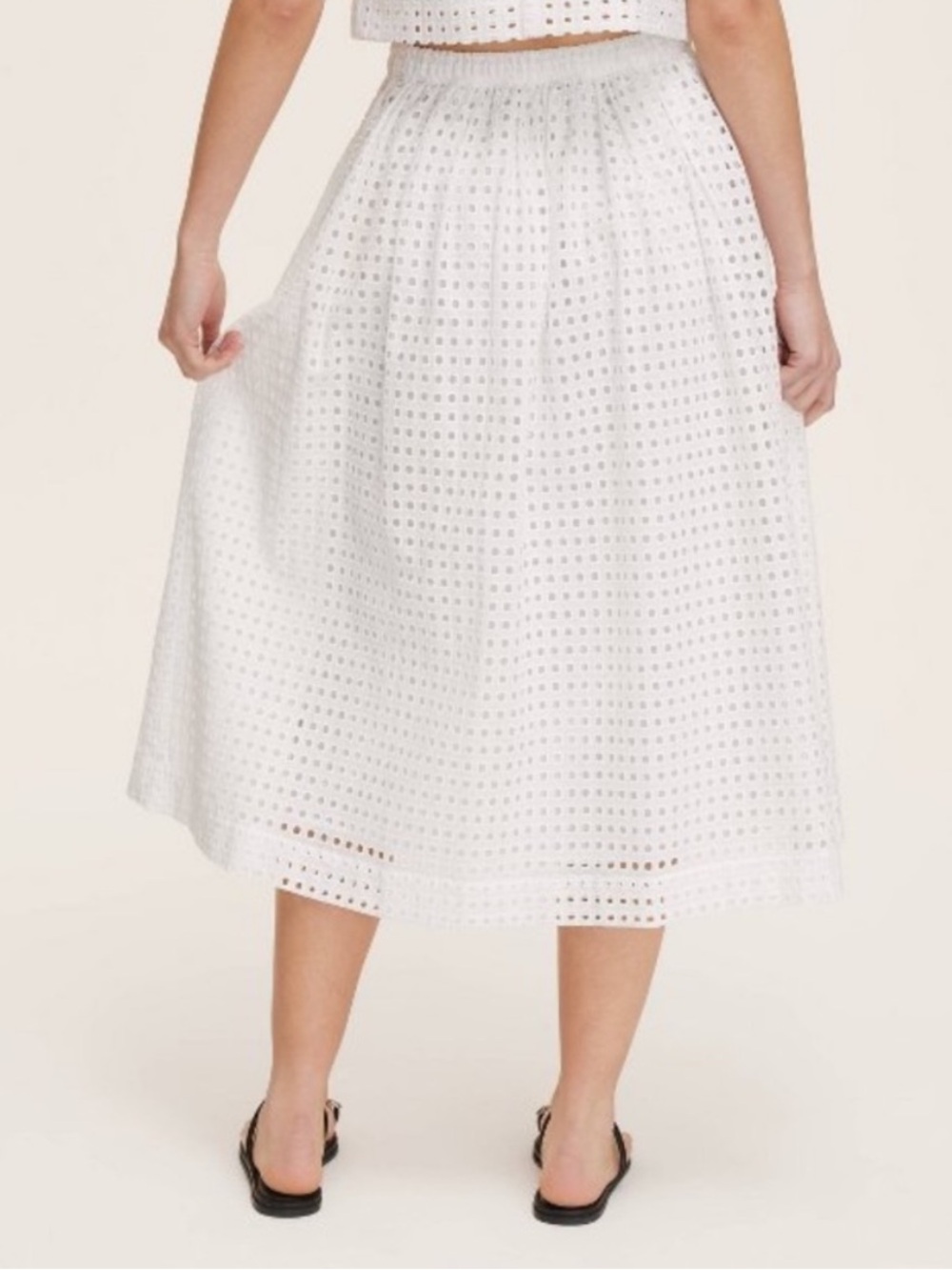 Kate Spade x Target Eyelet Midi Skirt NWT - Picture 4 of 4